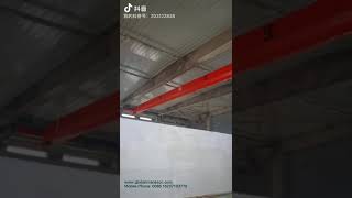 Testing vedio for suspension overhead crane single girder