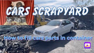 Scrapyards and how to fill parts container in Japan,#Pakistani in japan #Urdu/#Hmdi