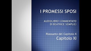 I PROMESSI SPOSI, CAPITOLO XI