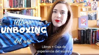 ÚLTIMO UNBOXING DEL AÑO | Libros + Caja para escritores