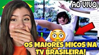 REACT - Os maiores MICOS AO VIVO na TV Brasileira! PARTE 1