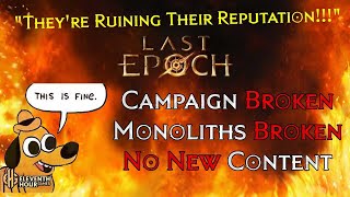 It's All Falling Apart In Last Epoch 1.1.7 Patch