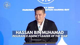 Insurance Agency Leader of the Year - Hassan Bin Muhamad,  AIA Malaysia