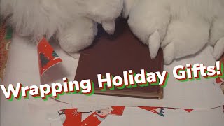 [Furry ASMR] Wrapping Holiday Gifts! | Soft Spoken, Wrapping Paper, Scissors ✂️