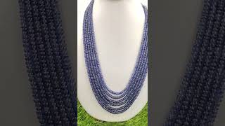 Wedding Necklace | Part wear , Gems Beads Necklace | 100% Natural  Gemstone Necklace |Tanzanite Bead