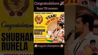 August champions 🏆// Team Tlf creaters //Proud moment ‎@flpindia 