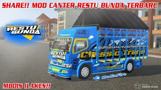 Mod Canter Restu Bunda Bussid | Mod Bussid Terbaru | Canter Restu Bunda