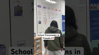 School Classrooms in Canada 🇨🇦 #shorts #canadalife #canada #schoollife