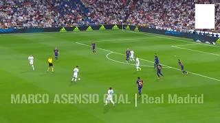 MARCO ASENSIO GOAL   Real Madrid Spanish Super Cup 2017