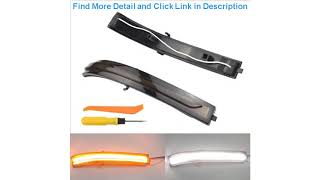 Best Turn Signal Light LED Dynamic Flowing Side Mirror Repeater Sequential Blinker Yellow White For