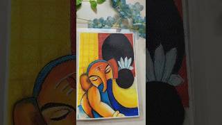 Soft pastel Ganesha drawings/ Ganesha drawings  #shorts