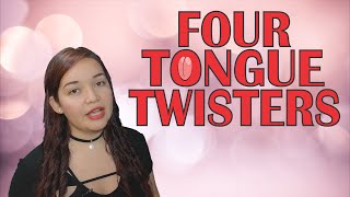 4 TRABALENGUAS en INGLÉS / 🤪4 English TONGUE TWISTERS (De más FÁCIL a  DIFÍCIL)