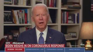 Biden Completely Incoherent As He Explains His Proposed Coronavirus Response