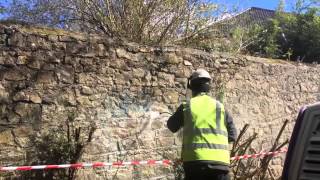 Graffiti removal in Dundrum