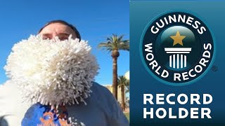 Breaking the QTip Beard Guinness World Record