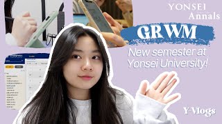 [Y-Vlogs] GRWM | Preparing for a new semester at Yonsei University!