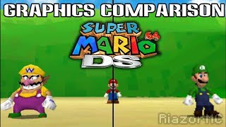 Super Mario 64 DS Graphics Comparison | NDS vs DeSmuME | HD