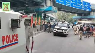 Visuals from Srinagar as PM Narendramodi to address a rally at Bakshi Stadium.