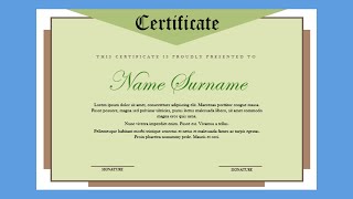 How to Create a Stunning Certificate Design Template in Microsoft Word