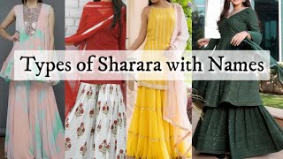 Types of Sharara with Names/Difference between Sharara and Gharara/Sharara for Girls|TRENDY BUCKET