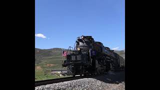 Union Pacific 4014 train/ path through Utah