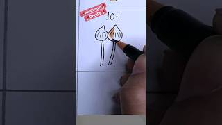 How to Draw Mushroom #shorts #short #shortsvideo #trending #viral #viralvideo #mushroom #doodle #art