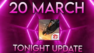 FREE FIRE NEW EVENT 20 MARCH 2023 | NEXT TONIGHT UPDATE IN FREE FIRE FF NEW EVENT