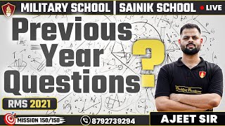 Previous Year Questions- 2021 | RMS Classes | Sainik School Classes | Sainik School Coaching Online