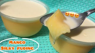 CARA MEMBUAT MANGO SILKY PUDING SUPER LEMBUT - Anti Gagal