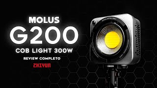 ZHIYUN MOLUS G200 - COB LED 300W REVIEW COMPLETO