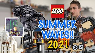 A TON Of LEGO Summer Waves REVEALED!! [Vidiyo, Ninjago, Disney, Minecraft, 2 Tumblers?]