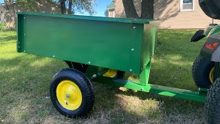 Harbor Freight Haul Master trailer cart,assembly and repaint w/ Dak the barn cat 🐈