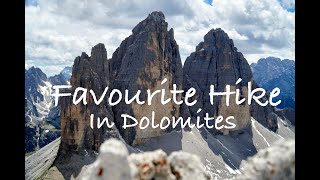 Favourite Hike in Dolomites - Tre Cime Loop + Via Ferrata Paternkofel  - Best hikes in dolomites