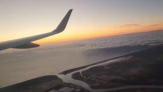 Sunrise Flight - Christchurch to Wellington (Jetstar A320)