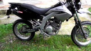 derbi senda 125 video