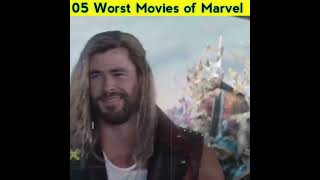 Top 5 Worst Movies of Marvel | #shorts