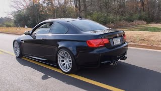 AMAZING sounding E92 M3! Test pipes (cat delete) + Meisterschaft exhaust!