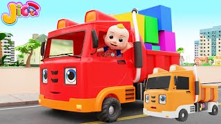 The Wheel On The Truck Song | Fun Truck Cartoon for Kids | Jicoco Nursery Rhymes & Kids Songs