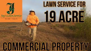 19 acre lawn care with the Scag V-Ride 2, and the Stihl FS 111 R.