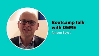 Bootcamp talk with DEME | Antoon Beyst