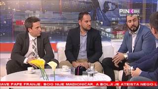 PINK TV  - "U pola pet" sa Edhem (Eddie) Custovic, Almir Badnjevic, Ervin Sejdic,