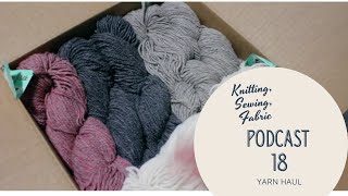 Knitting Yarn Christmas Haul and Sewing Patterns Podcast18 Lohas Canada