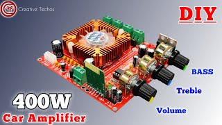 DIY Super Bass Subwoofer Car Amplifier Circuit