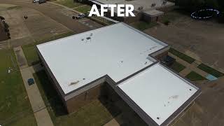 ArkLaTex Commercial Roofing: First Baptist Church - Pre-school, Wake Village TX