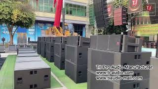 Max212 dual 12" line array system testing video