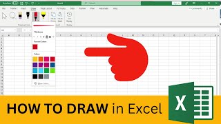 How to Draw in Microsoft Excel |  How to Insert the Draw Ribbon in Excel