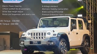 All new Mahindra Thar ROXX ax7 luxury top model ads