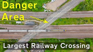 The Largest Yet DANGEROUS Road Level Crossing MADE SAFE... ish.