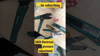 how to connect cable lag on wire? by pressure adjustment #SATAtools#engineering @zedikasElectro