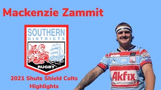 Mackenzie Zammit 2021 Shute Shield Colts Highlights